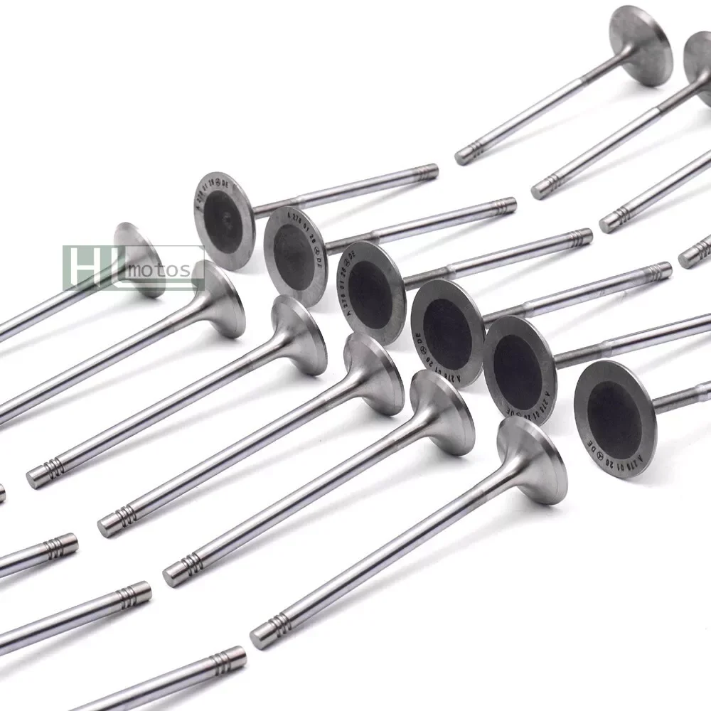 قسط OE # 278 050 01 26/276 050 00 27 مجموعة صمامات مدخل ومخرج المحرك لمرسيدس بنز CLK350 CLS350 E350 CGI M276 3.5 V6