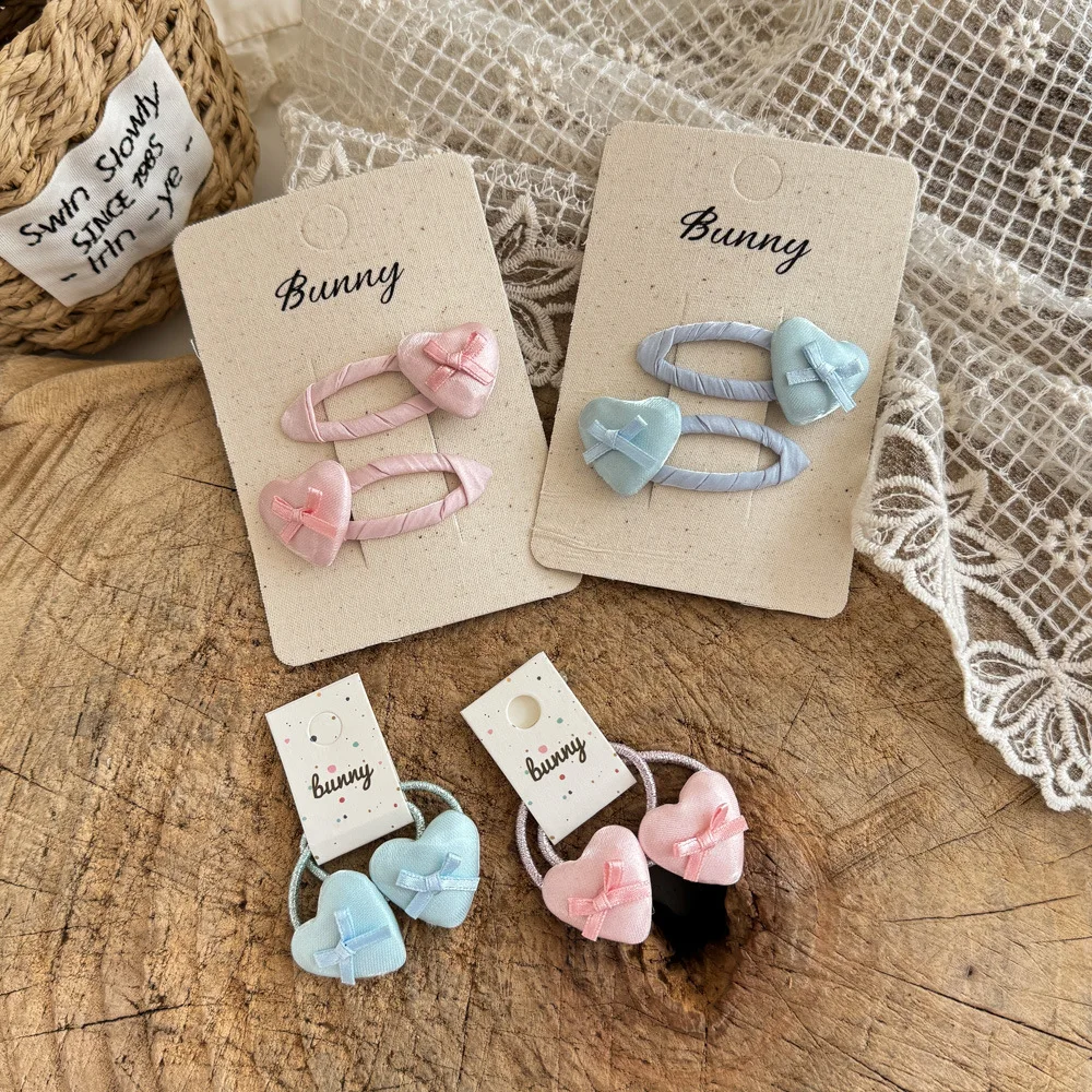 

Атласная заколка-невидимка для волос «Любовь не повреждает волосы», детские аксессуары, кнопки, персиковое сердце, детская резинка для волос, повязка на голову, женские украшения для волос