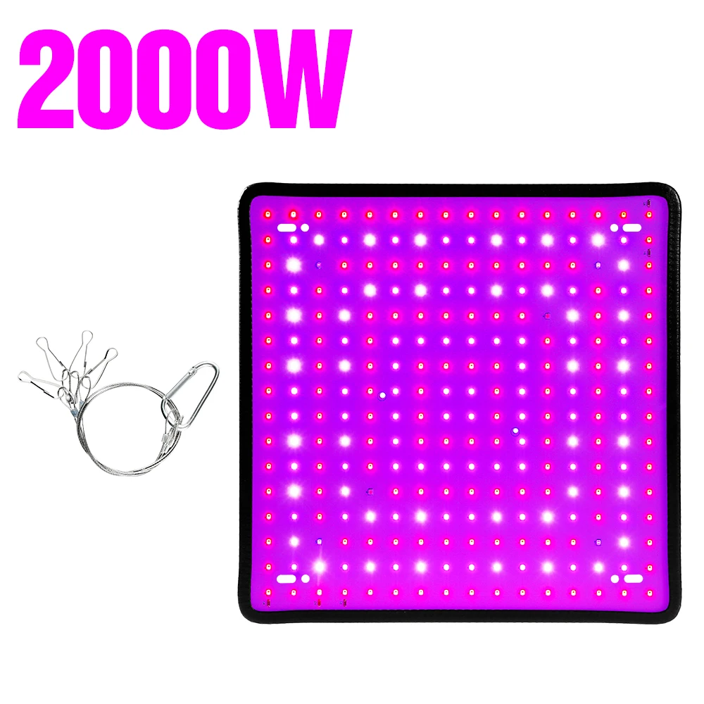 NONE LED-Vollspektrum-Phytolampe für Pflanzen wachsen Licht Indoor Blumensamen Hydrokultur Anbau Phyto-Lampe Quantum Board LED-Licht 3
