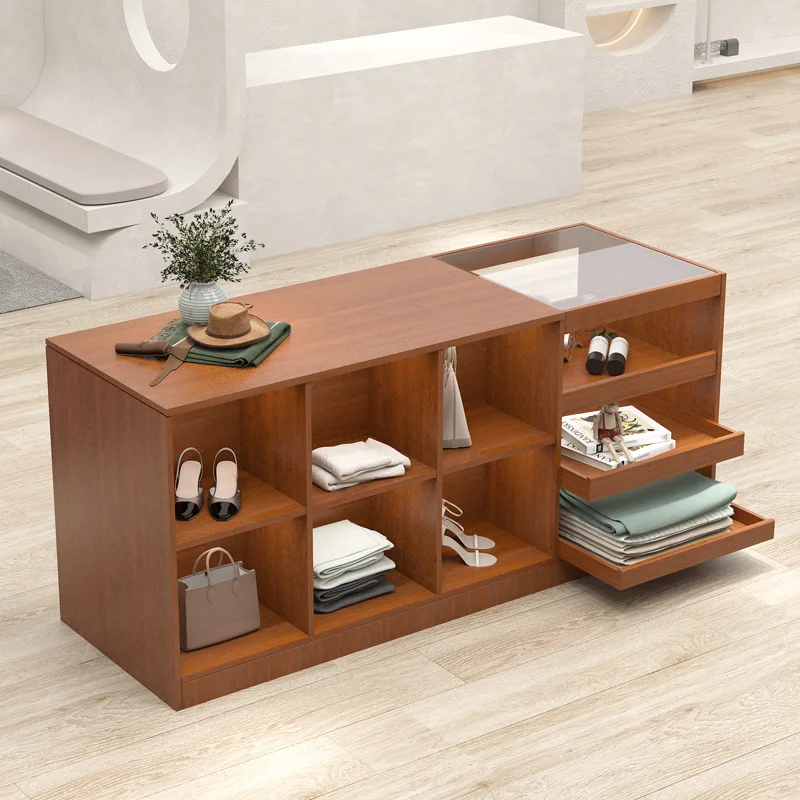 

Clothing store Nakajima platform flowing water display counter bar checkout page counter ornaments display cabinet table with