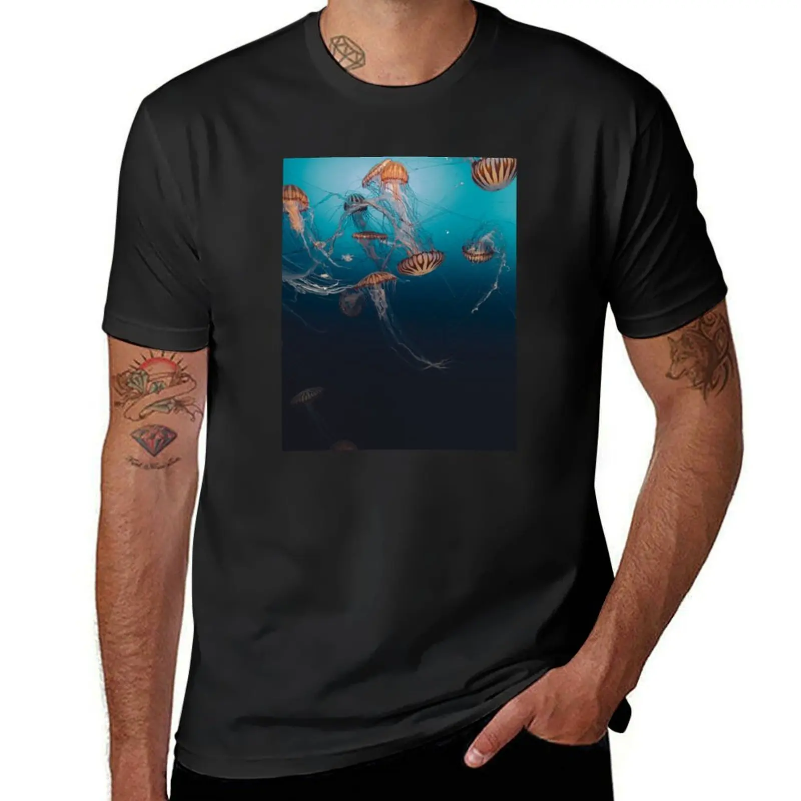 Under The Sea T-Shirt tees plus size tops anime tshirts for men