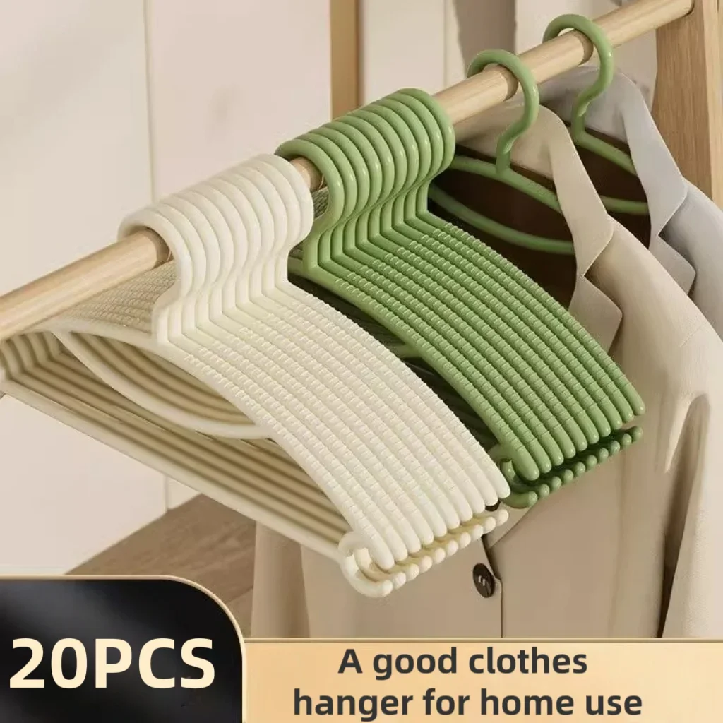 20 Pieces. Expanded and Widened Home Anti Slip Hangers, Rain and Sun Protection, Sturdy and Durable Hangers