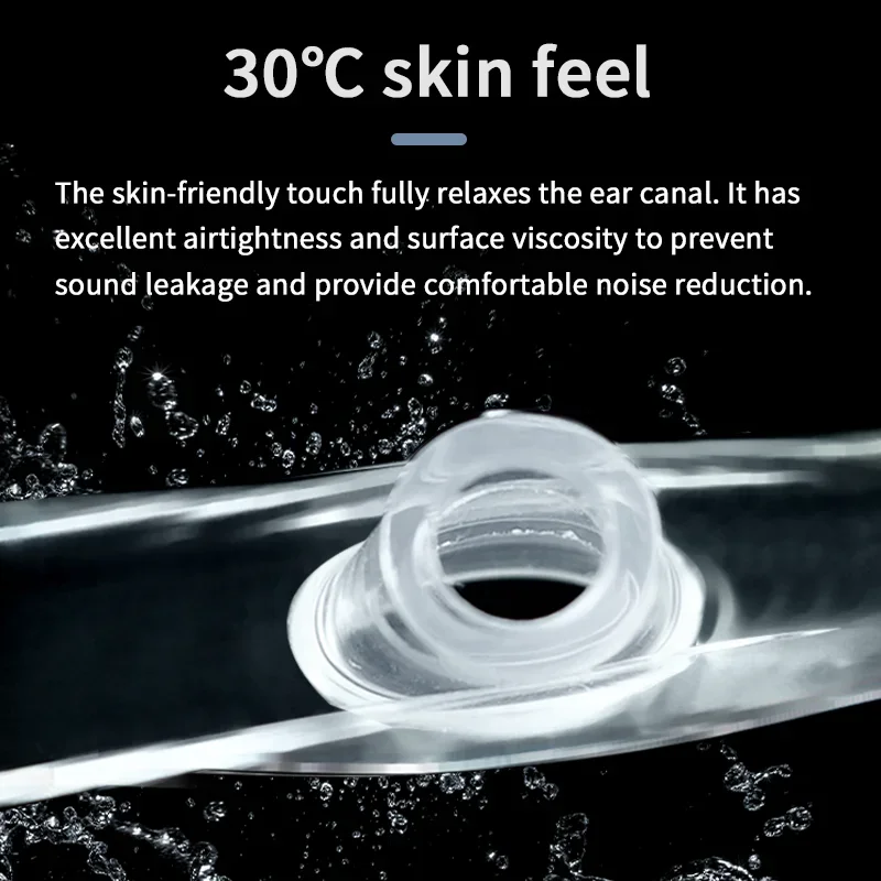 BGVP B01 أطراف أذن من السيليكون لملحقات سماعات الأذن داخل الأذن، مادة صديقة للبشرة، أطراف أذن بديلة