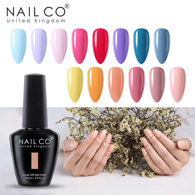 NAILCO Nude Color Series Set UV Nail Gel Polish Nails Vernis Hybrid Soak Off Lucky Gel Nail Lacquer Nails LED Gel Polish Esmalte