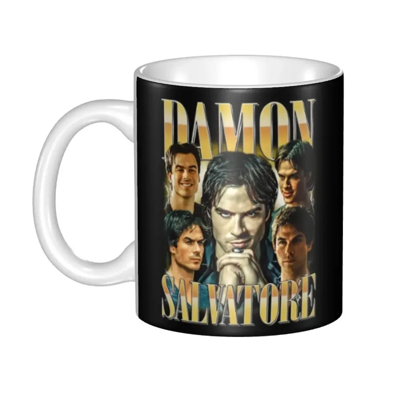 

Custom The Vampire Diaries Coffee Mug DIY Personalized Ian Somerhalder Ceramic Mug Creative Gift