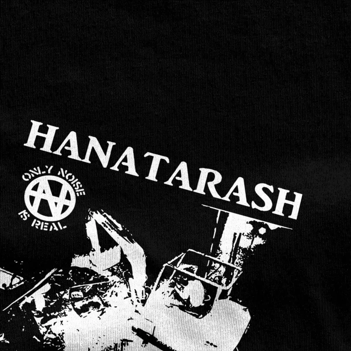 Unique Band HANATARASH Music Rock T-Shirts Men Women\'s 100% Cotton Tees Shirt Plus Size Clothing