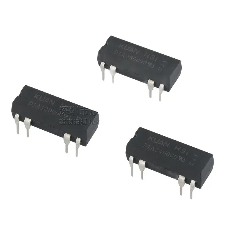 2PCS/Imported eight-pin plug-in 5V/12V/24V 1A 10W SPST normally open reed switch reed relay