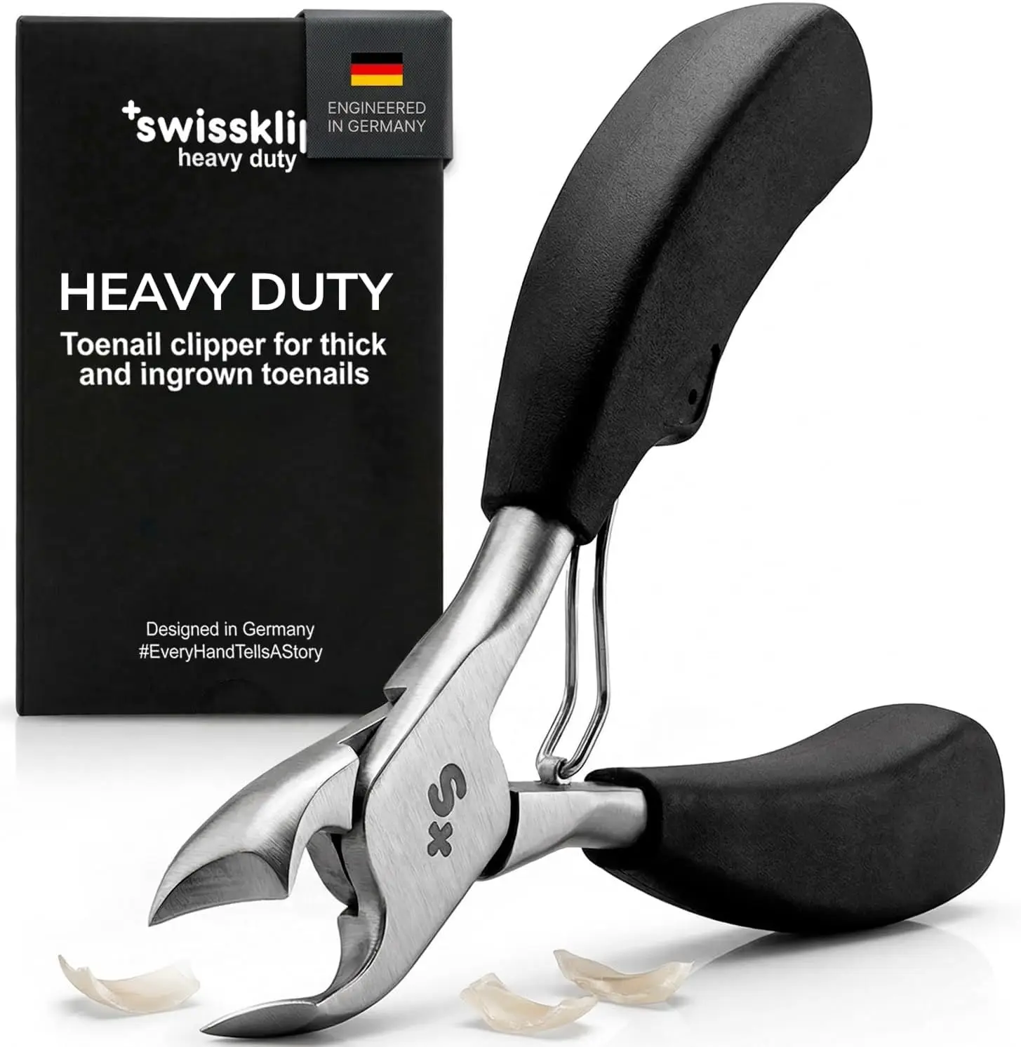 

Heavy Duty Toenail Clippers for Thick Nails – Ergonomic Long Handle, Professional Nail Cutter for Seniors