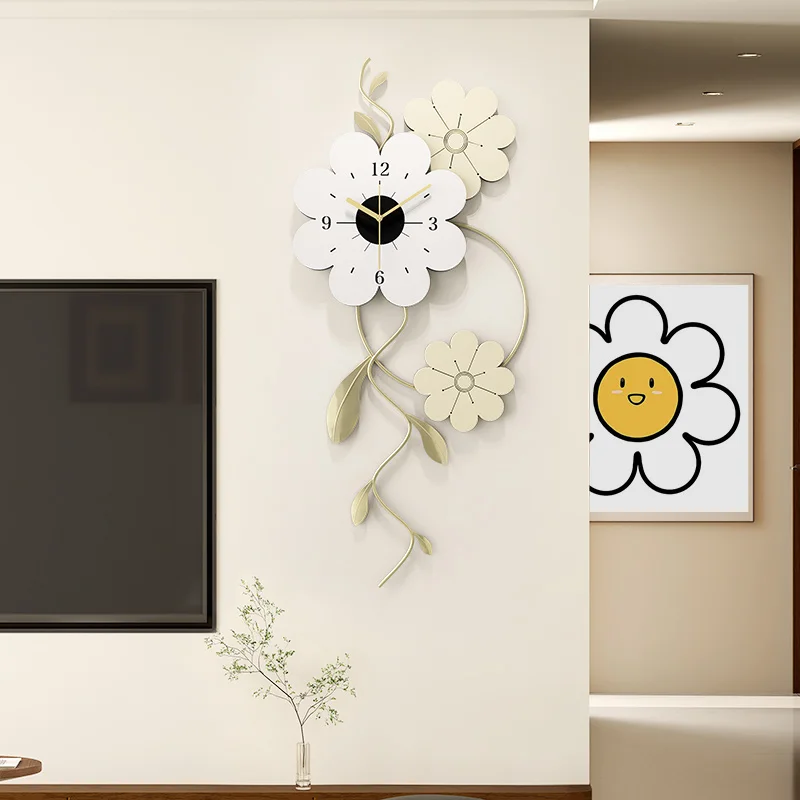 

Modern Design Wall Clock Unique European Cute Large Art Luxury Creative Wall Clock Living Room Silent Reloj De Pared Home Decor