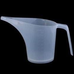 Tip Mouth Plastic Measuring Jug Cup Graduated Surface Kitchen Bakery Tool