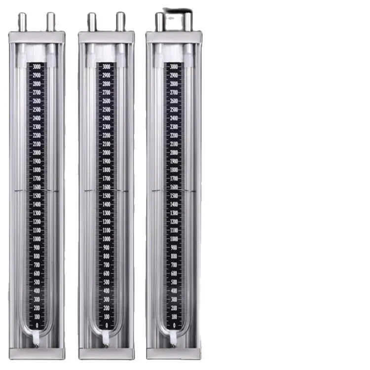 All stainless steel U-shaped pressure gauge, organic pipe pressure gauge differential pressure gauge, natural gas pipeline insp