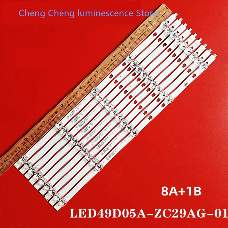 

LED backlight for LED50K5100 LED49D05A-ZC23AG-03 LED49D05B-ZC29AG-01 08 light bar 100% new