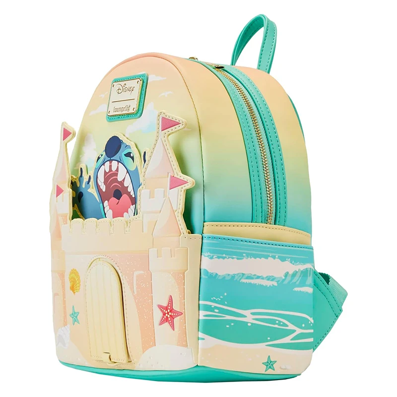 Lounge fly Disney Stitch Sand castle Beach Überraschung Mini Rucksack