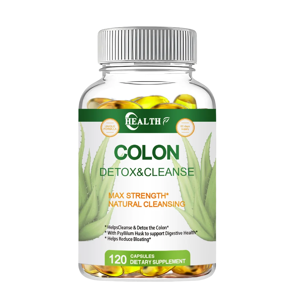 HEALTH Colon Cleansing Supplement - Full Body Colon, Digestive Regulation and Gut Health for Men and Women, 120 Capsules