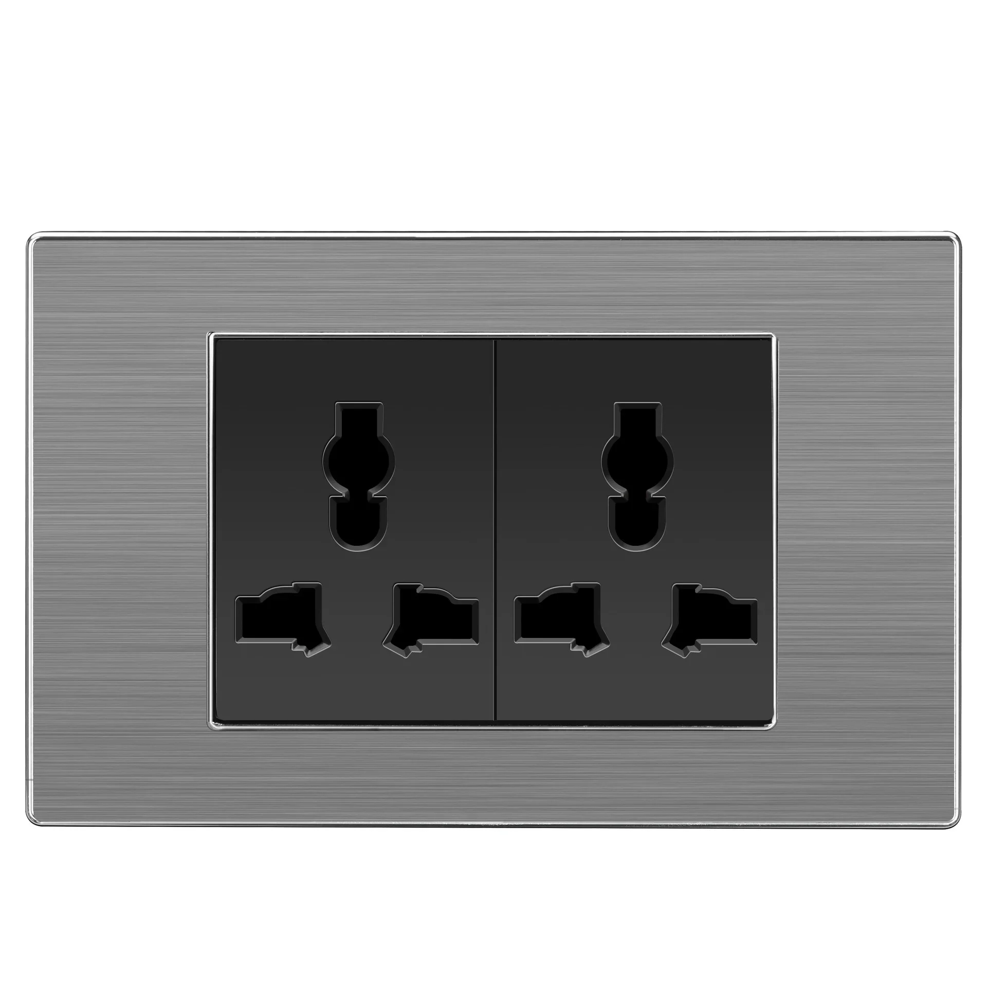 118 type American Standard British wall concealed switch socket stainless steel