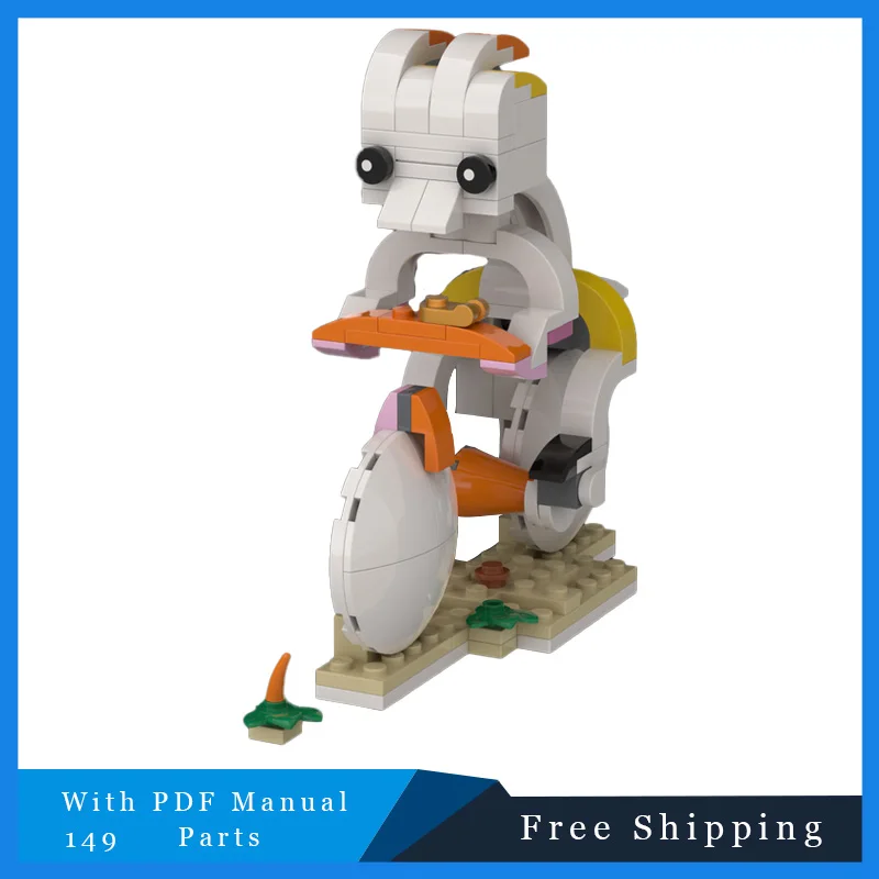 

149 шт., креативные знаменитые символы, модульный MOC, модель строительного блока, детская сборная игрушка «сделай сам», подарки на день рождения, Рождество для детей