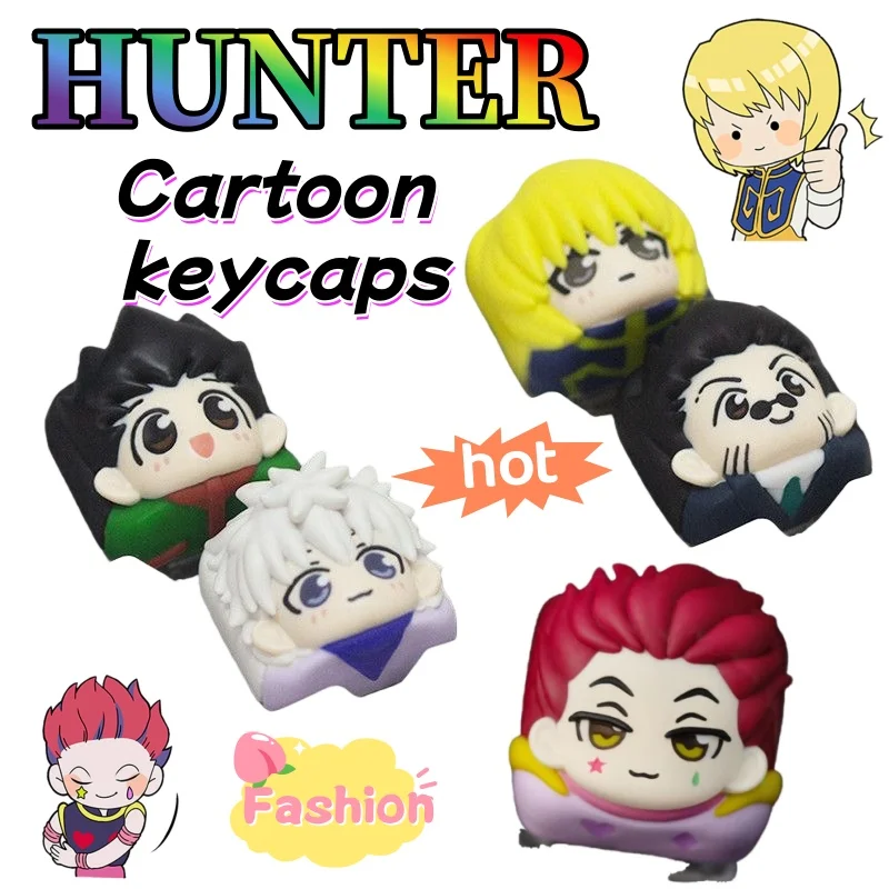 

HUNTER Keycap Cute and Stylish Cartoon Personalized Creative Unisex Kurapika Anime Single Keycap Birthday Gift for Friends