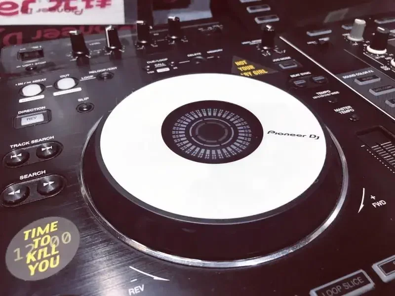 Pellicola per tavola rotante DDJSR SR2 DDJSX3 XDJ-RX2 Controller RX3 Materiale PC in bianco e nero