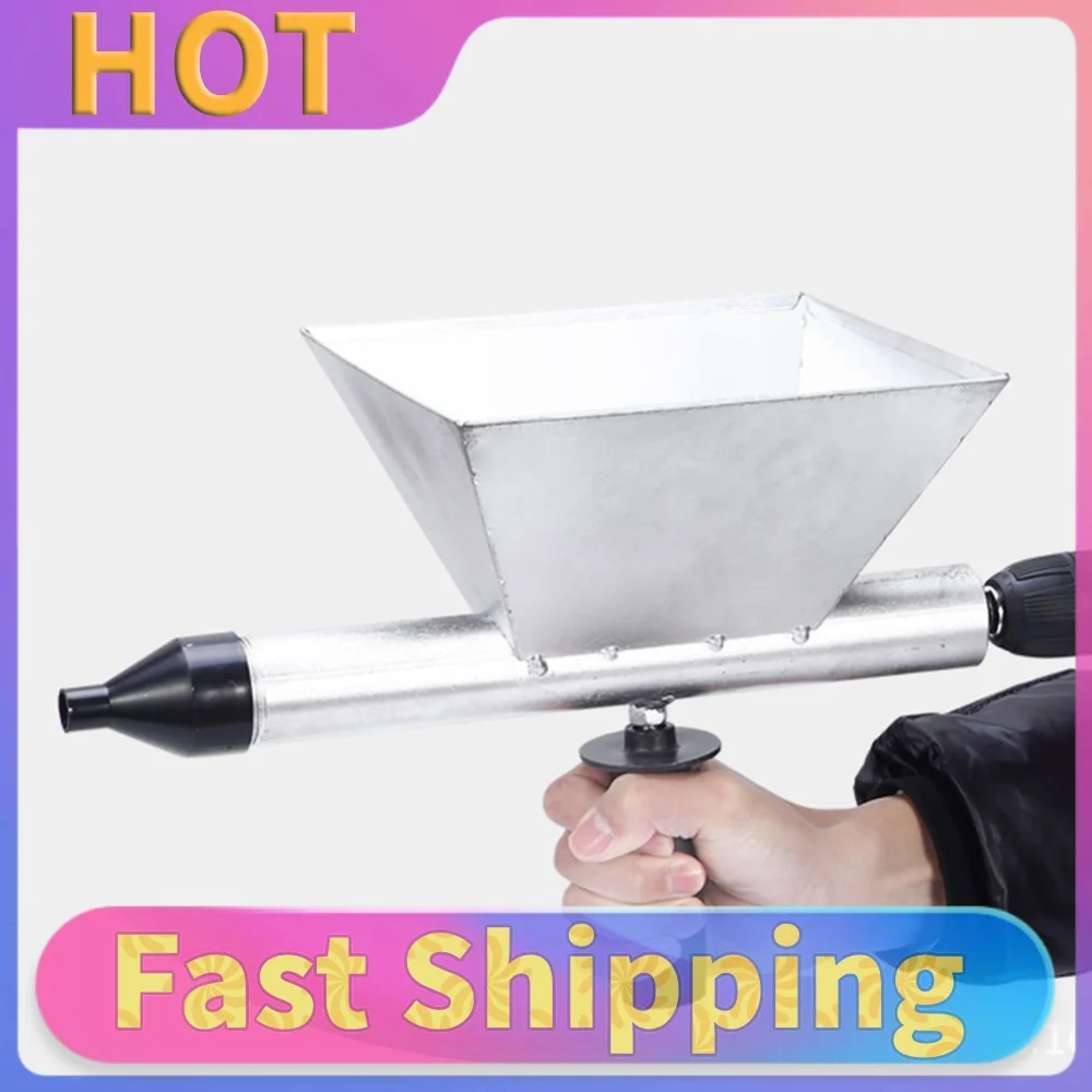 Automatic Mortar Grout Tool Without Electric Drill Pointing Grouting Applicator with 4 Nozzles Carbon Steel For Brick Stone