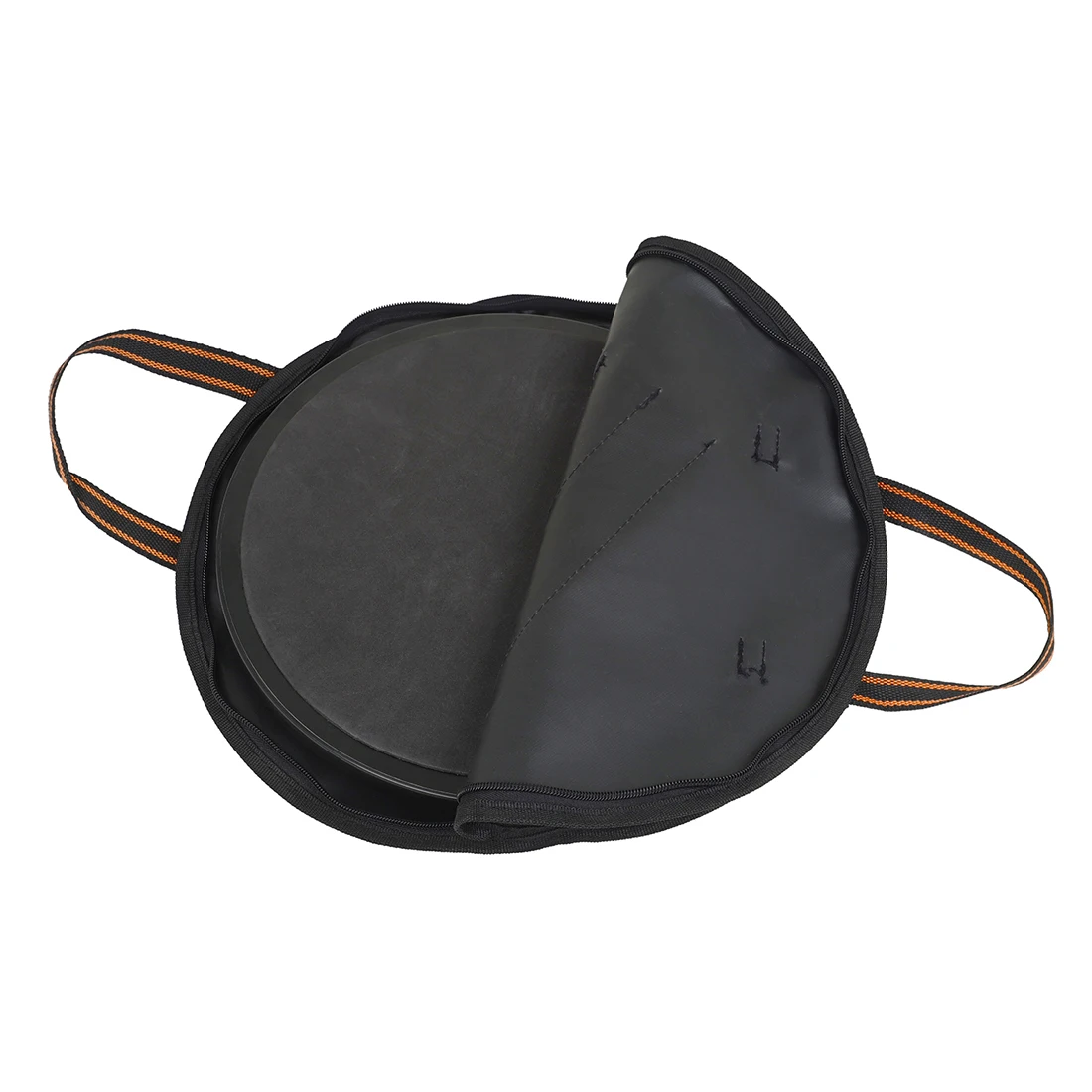 10 Inches Dumb Drum Bag Portable Black Waterproof Thicken Cotton Oxford Cloth Drum Bag Storage Holder Percussion Instrument Part