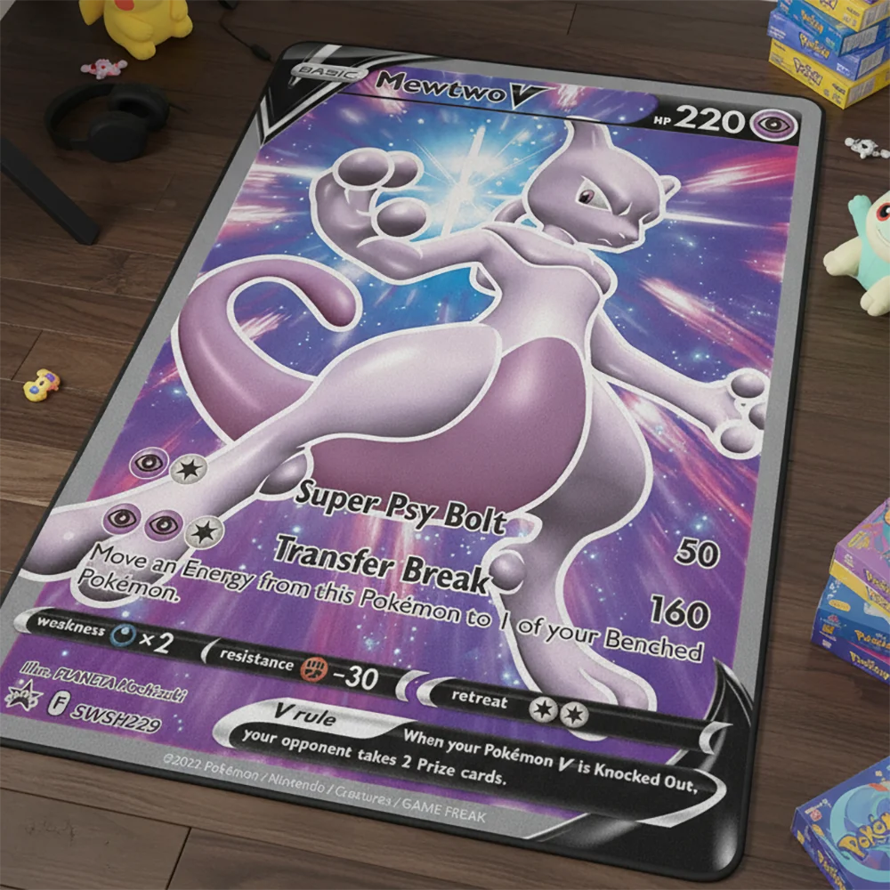 Anime Halı Pokemon Kartı Mewtw - Gaming Accessories For Kids Room incelemesi ve fiyatı