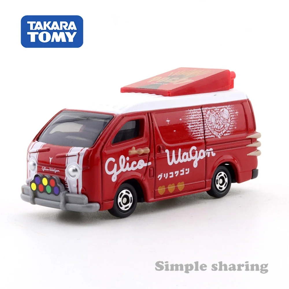 Takara Tomy Tomica No.58 Glico Wagon 1:64 Auto Hot Pop Kinderen Speelgoed Motorvoertuig Diecast Metaal Model Collectibles Nieuwe