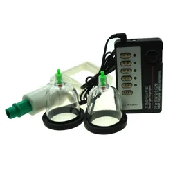 Electric Cupping Electrotherapy Electrode Cupping Vacuum Electroacupuncture Electrode Suction Tanks Body Massage Acupuncture Cup