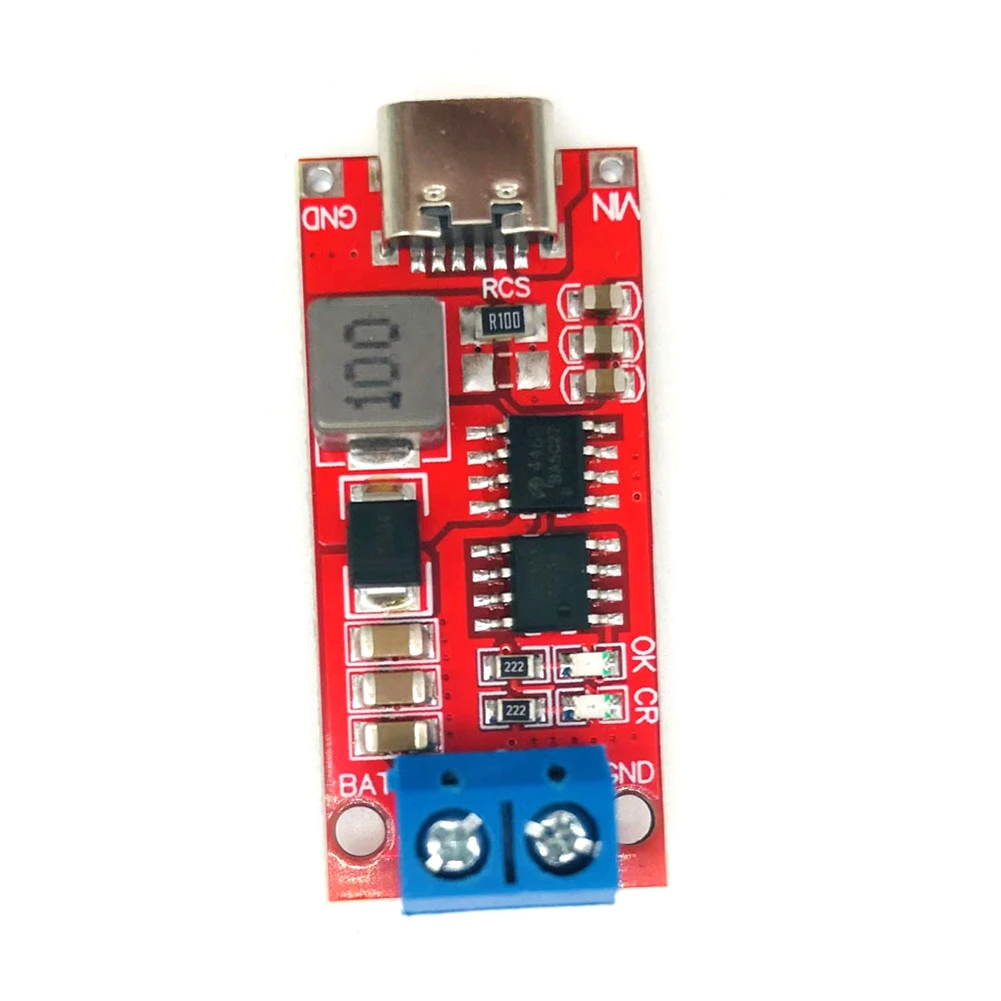 Modulo Boost di tipo C 2S 4A modulo di ricarica della batteria al litio polimerica 18650 scheda di ricarica della batteria al litio