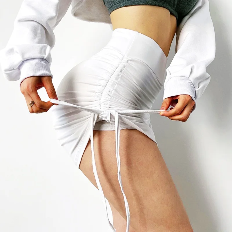 سحابة الارتفاع مثير الفتيات التنس التنانير للسيدات جولف الرقص Skorts النساء طماق عالية الخصر اللياقة البدنية تجريب الجري Pantskirt