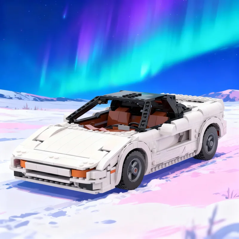 

Набор строительных блоков MOC Icons Nsx, 1257 деталей, для сборки архитектурных моделей, творческая игрушка, подарок на Рождество, развивающий конструктор, подарок на день рождения