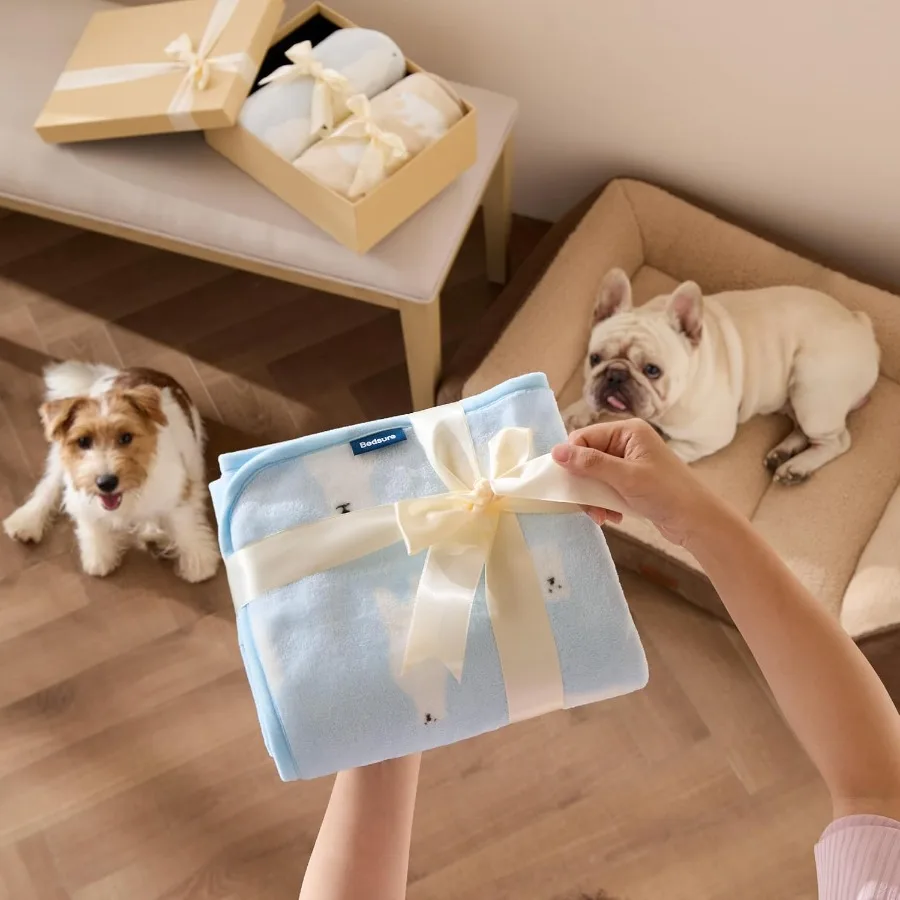 1 حزمة 3 بطانيات للحيوانات الأليفة سوبر لينة رقيق قسط الصوف الفانيلا المحمولة رمي الكلب البطانيات للكلاب الصغيرة المطبوعة القط جرو Bla