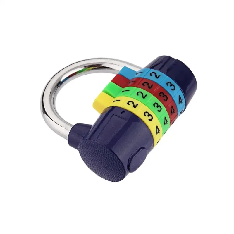 Color 4-digit padlock gym password lock burglarproof wardrobe lock