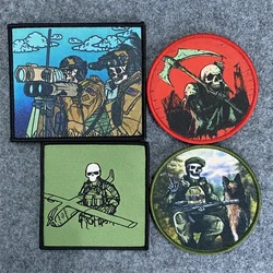 Skull Soldier Series Print Patches