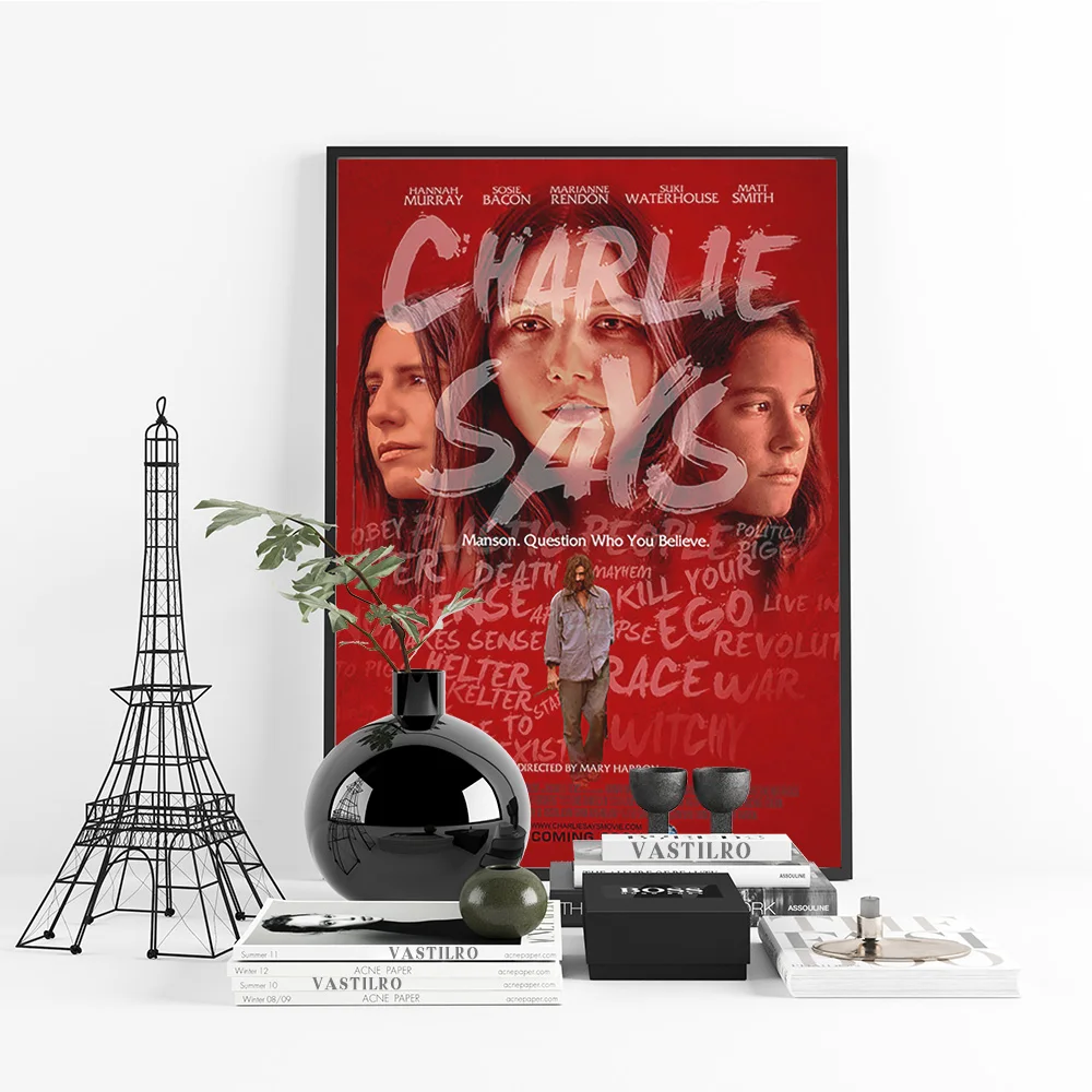 تشارلي يقول الدراما السيرة الذاتية فيلم طباعة ملصق فني فيلم ملصقات جدار قماش اللوحة غرفة الفيديو السينما ديكور المنزل الحديث