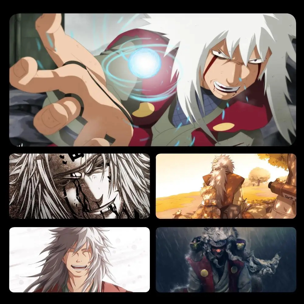 

Naruto Jiraiya Mousepad Large Gaming Mouse Pad LockEdge Thickened Computer Keyboard Table Desk Mat