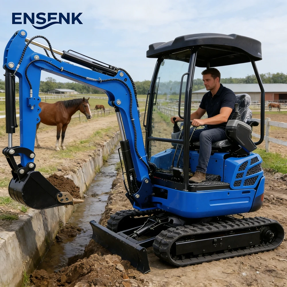 

Mini Excavator 1.2Ton Diesel Engine Construction 1.7Ton 2.0Ton Kubota Engine Europe EPA Euro 5 CE Manufacturer Direct Sales