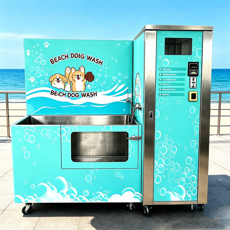 Street 24H Pet Wash Vending Machine Unattended Dog Washing Machine Public Self‑service Pet Washing Machine Customized