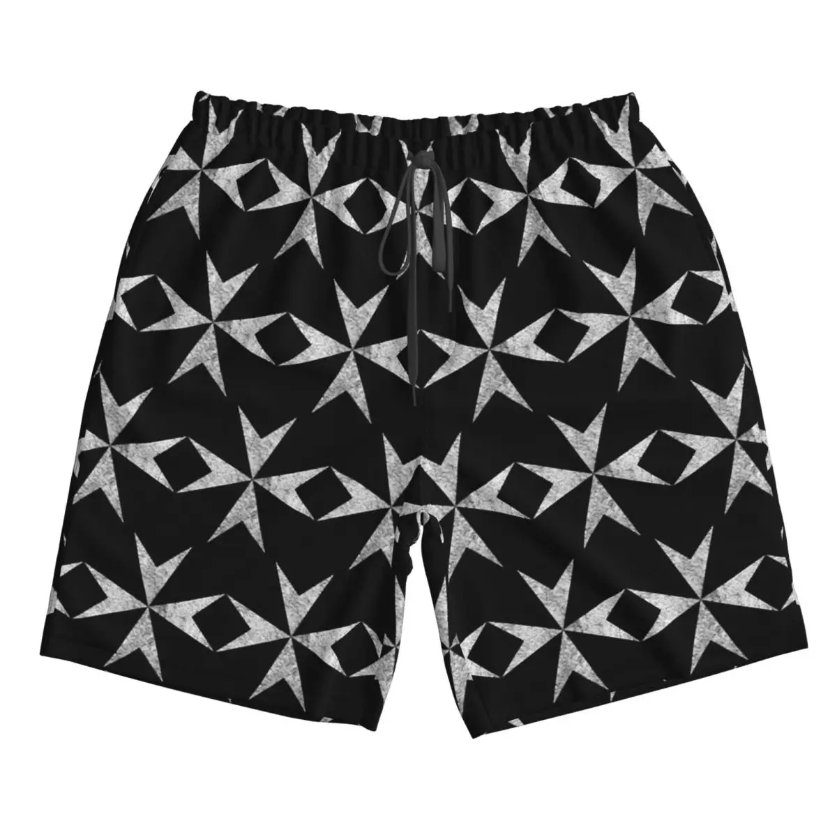 Maltese Cross Knights Hospitalier Malta Crusades Trunks Beach Board Shorts Casual Quick Dry Swimming Summer Men Pants