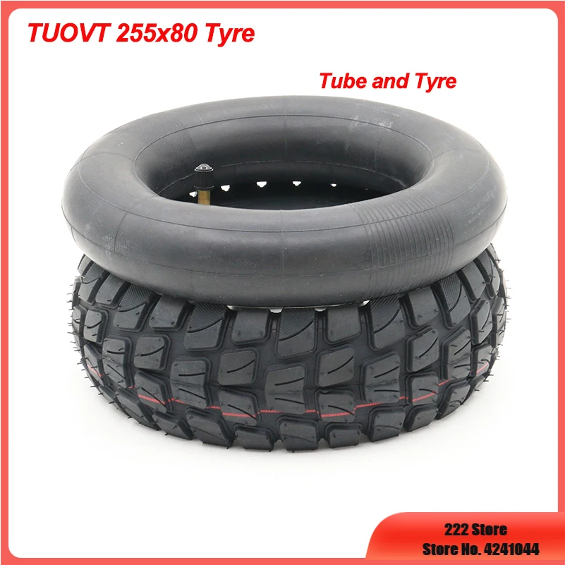 255x80 Electric Scooter Off-road Tire 10x3.0 Thickened Widened Inner Outer Tyres 80/65-6 for Speed Grace 10 Zero 10x KuGoo M4