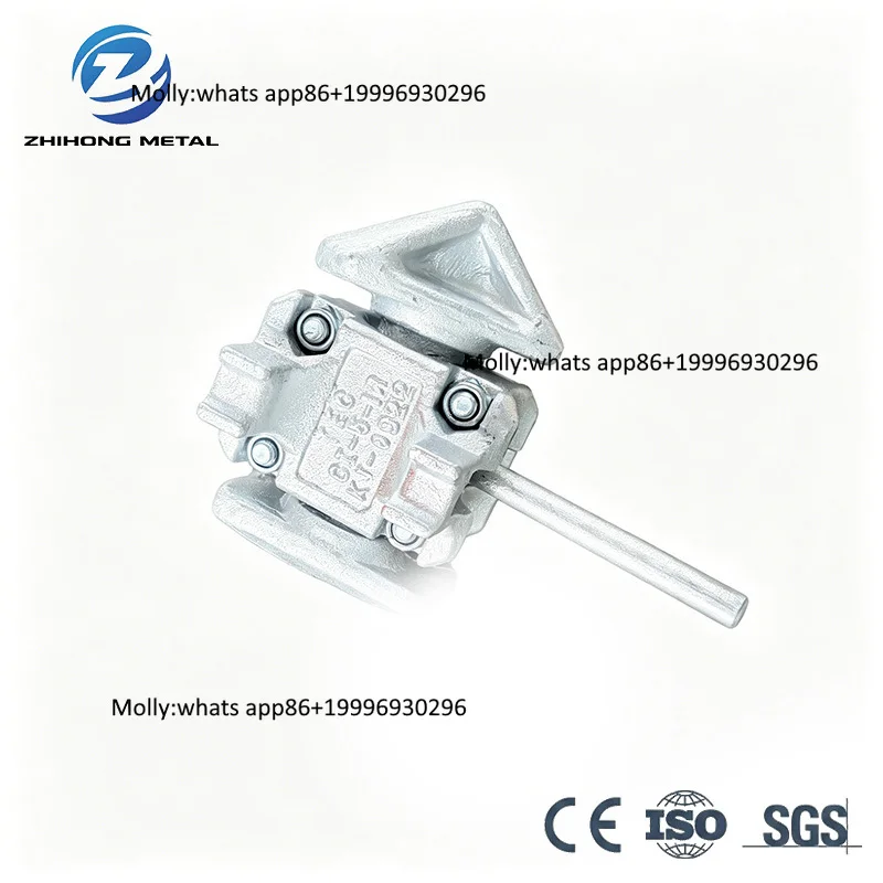 High Quality Zhihong BV GL Certified Marine Container Intermediate Twist Lock Manual Type Steel Cast Steel Container Parts