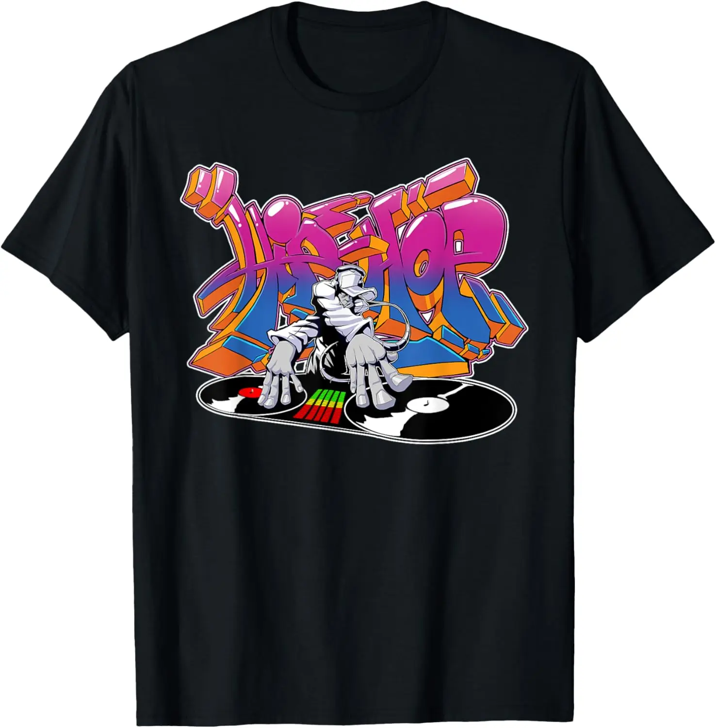 

Old School 80s HipHop DJ Graffiti T-Shirt