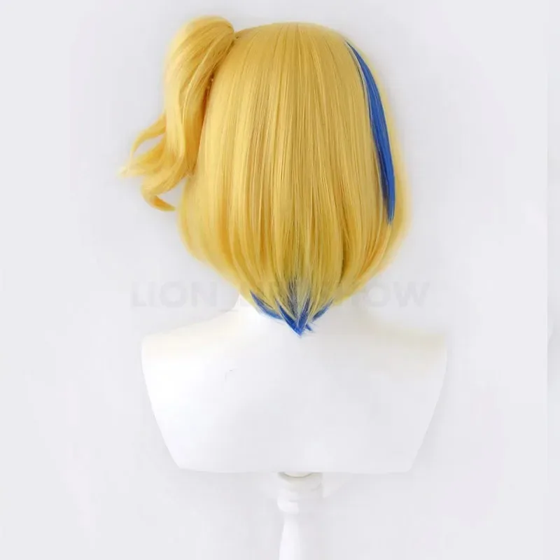 Zz04zz12Rin 할로윈 렌 코스프레 의상 헤어 남성 파티 가발 여성용 소녀 안경