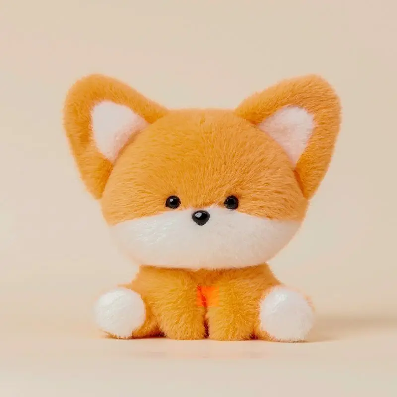 14CM Cute Small Animal Plush Toy Table Decoration Accompany Multi-style Animal Sheep Fox Doll To Send Children\'s Birthday Gifts