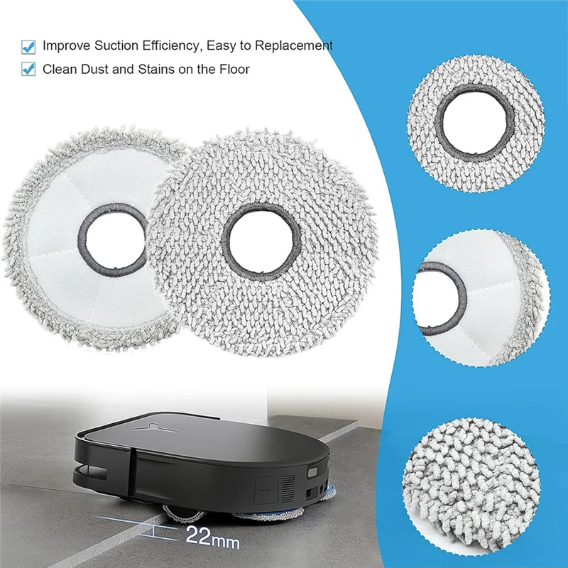 9M-For Ecovacs Deebot X5 Omni, X5 Pro Robot Vacuum Cleaner Main Side Brush Hepa Filter Mop Cloth Dust Bags Spare Parts