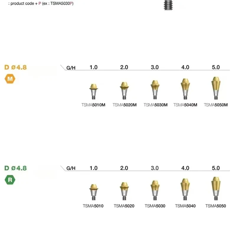 

For Osstem Composite Abutment Universal Straight multiunit abutment Dental Implantation Immediately Prosthetic