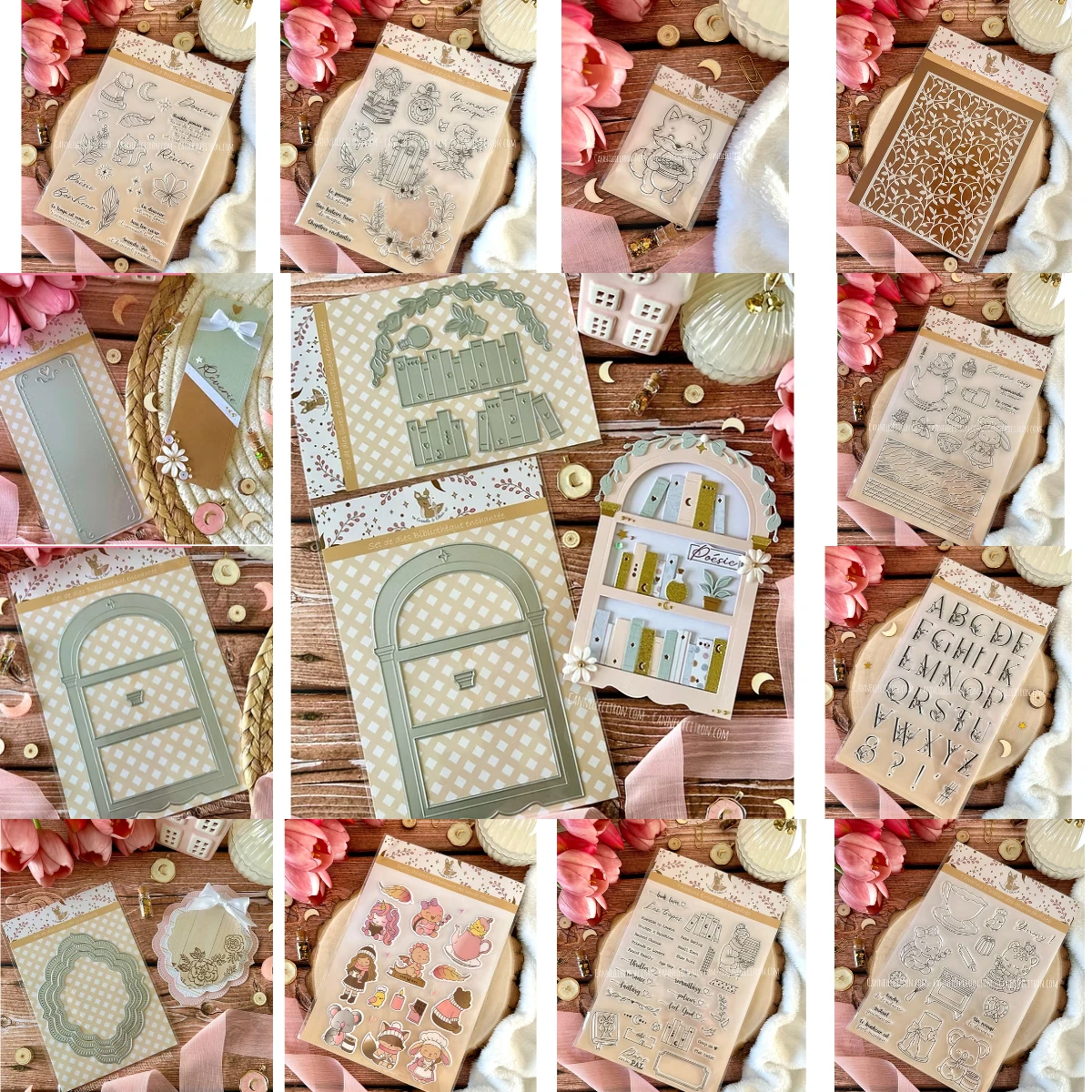 

Make a Cake and Dinosaurs 2026 New French Stamps For Scrapbook Diary Decoration Embossing Template DIY Greeting Card Handmade