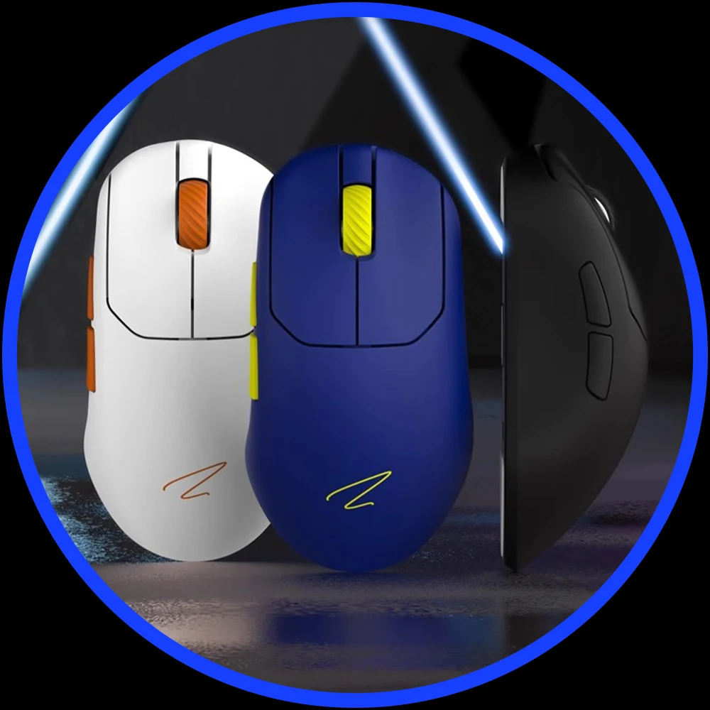 Zaopin ZPW Wireless Mouse Tri Mode PAW3395/3950 Sensor 30000 Dpi Optical Resolution 8K 47g Lightweight gaming mouse for pc gift