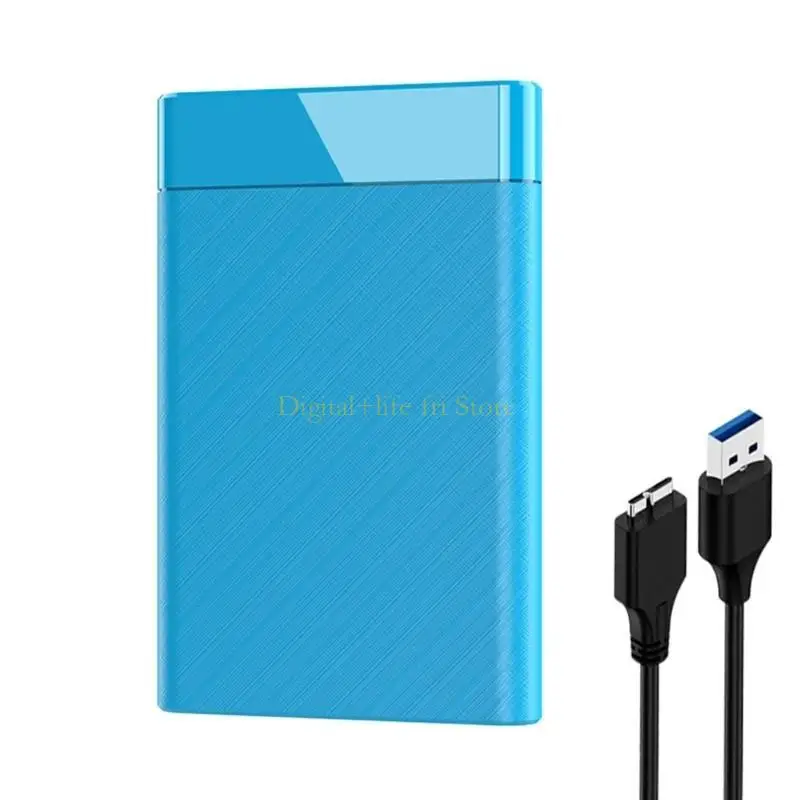 

E06D 2.5 inch USB HDD SSD Box Hard Disk Drive Plastic 5Gbps External Mobile Case Enclosure