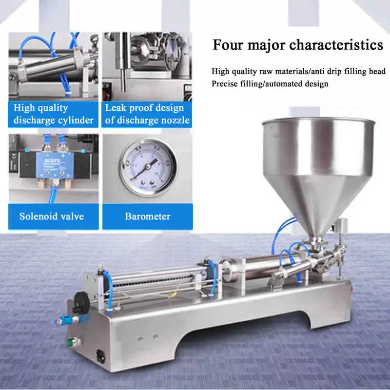 

PBOBPSmall Automatic Food Thick Liquid Paste Filling Machine for Milk with Pretty Price High Quality Honey Straw Filling Machine