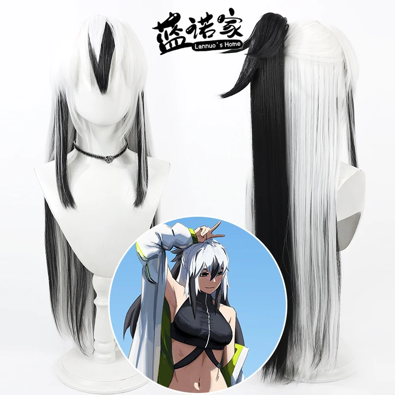 

Anime FGO Kenshin Uesugi Cos Cosplay Wig Halloween Carnival Party Props Synthetic Hair Heat Resistant Fiber + Wig Cap